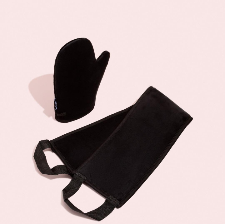Kit aplicador de manoplas autobronceadoras para espalda + cuerpo